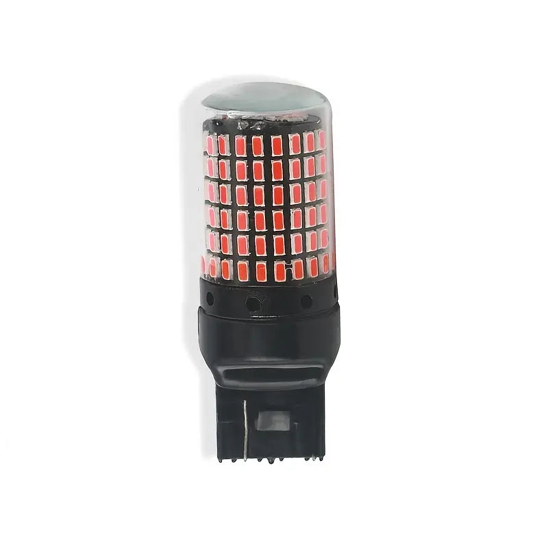 2pcs Car LED Decoding Anti Stroboscopic 7440 144smd Turn Signal Reversing Lamp Side Lamp T20 White Yellow Red