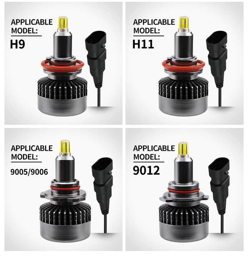 Car LED headlights, Mini 360-degree six-sided light, high-brightness spotlight modified LED lights