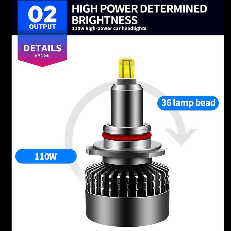 Car LED headlights, Mini 360-degree six-sided light, high-brightness spotlight modified LED lights