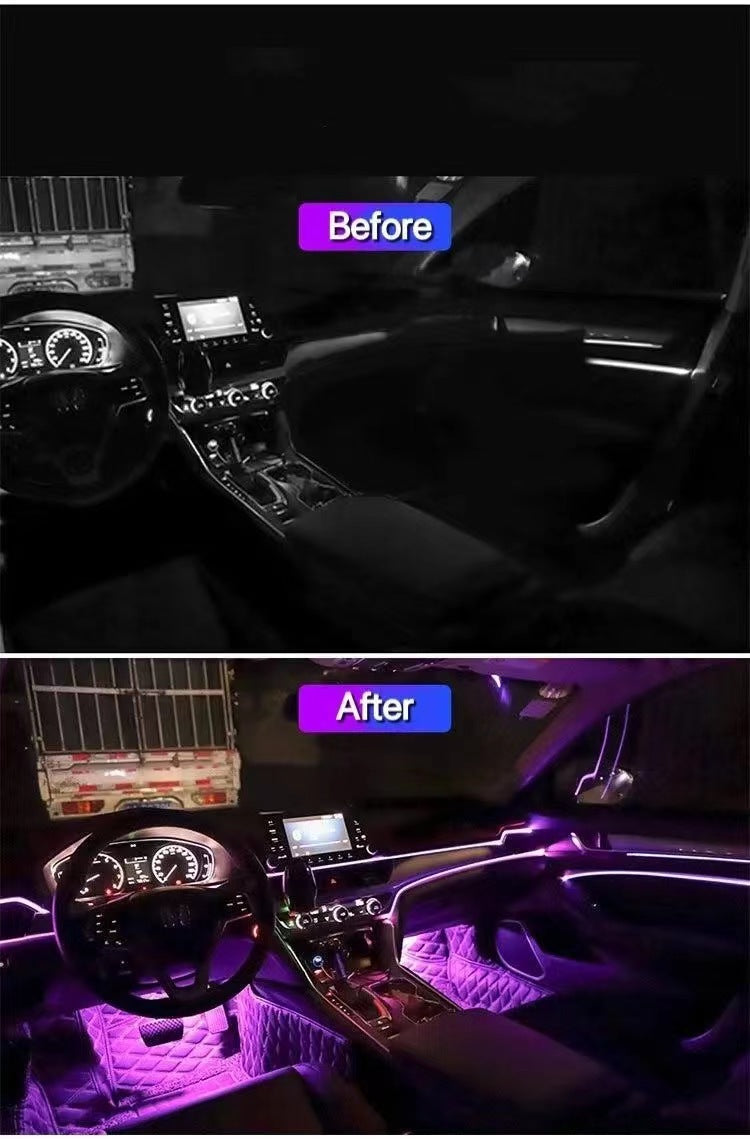 Car atmosphere light LED light bar USB atmosphere cold light