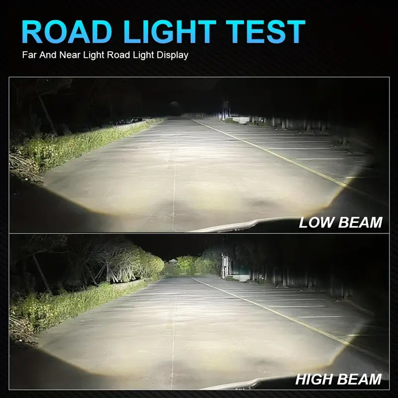 LED 双焦点透镜汽车头灯 6500K 3 英寸双 LED 投影仪透镜双曲面造型配件改装头灯灯 2 件(含税)