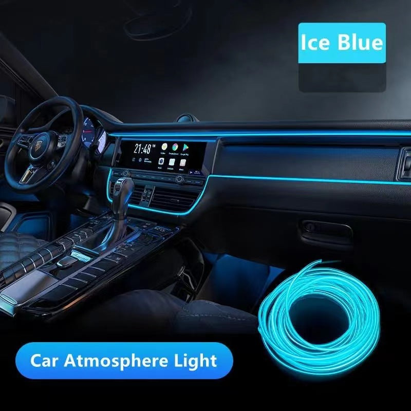 Car atmosphere light LED light bar USB atmosphere cold light