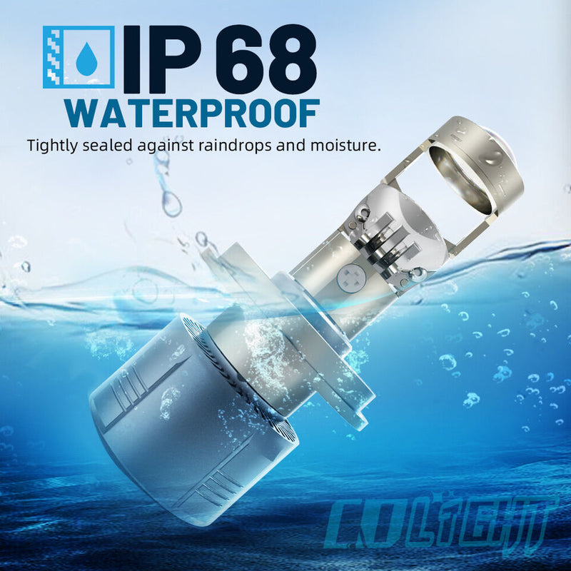 Luxlight A80升级版LED头灯,超亮灯,迷你透镜70W 6000k 15000lm LED透镜,2个(含税)