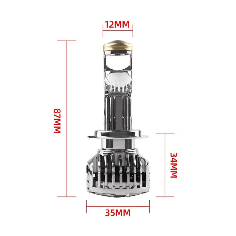 Luxlight Y9 pro LED Mini Lens Bulb White Light, 6000k 18000lm 3570CSP 2pcs